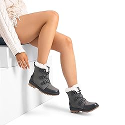 DREAM PAIRS Ankle Winter Boots for Women Snow Boots