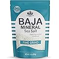 Le Marinier Baja Mineral Sea Salt Fine Grind, 1.1lb - 18oz | 100% Natural and Unrefined | Authentic Baja Sea Salt, Mineral Rich, Hand Harvested (1.1lb Fine Grind Baja Salt)
