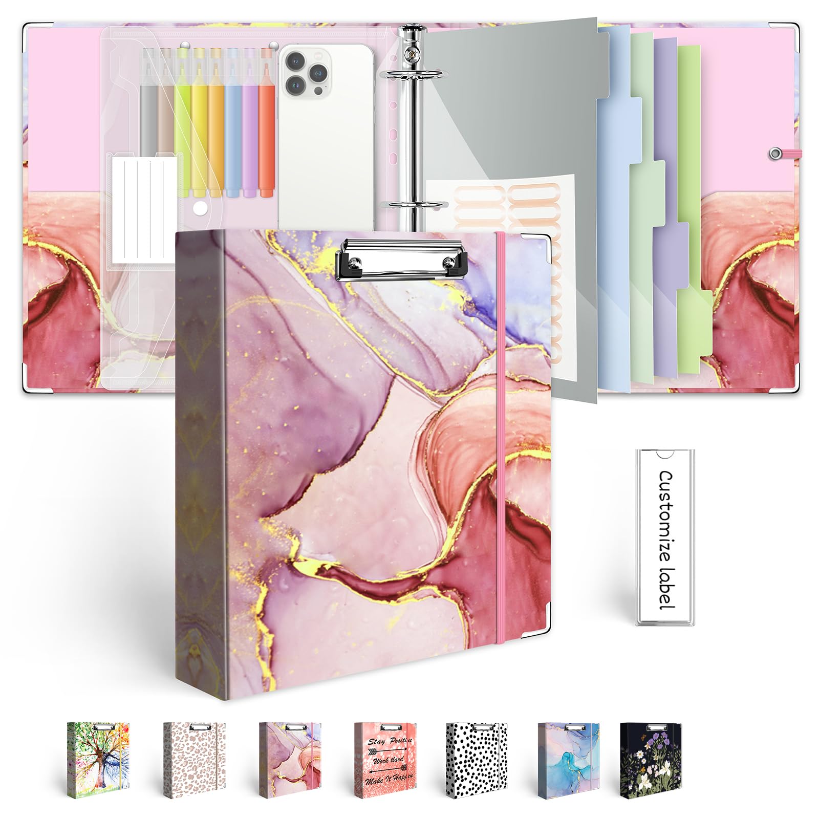 3 Ring Binder 2 Inch, Three Ring Binder Organizer