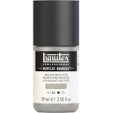 Liquitex Acrylic Gouache, 2-oz (59ml) Bottle, Iridescent Bright Silver | Ultra pigmented, low viscosity, flat matte finish, no brush strokes, permanent &amp; non-cracking &amp; perfect for color-blocking