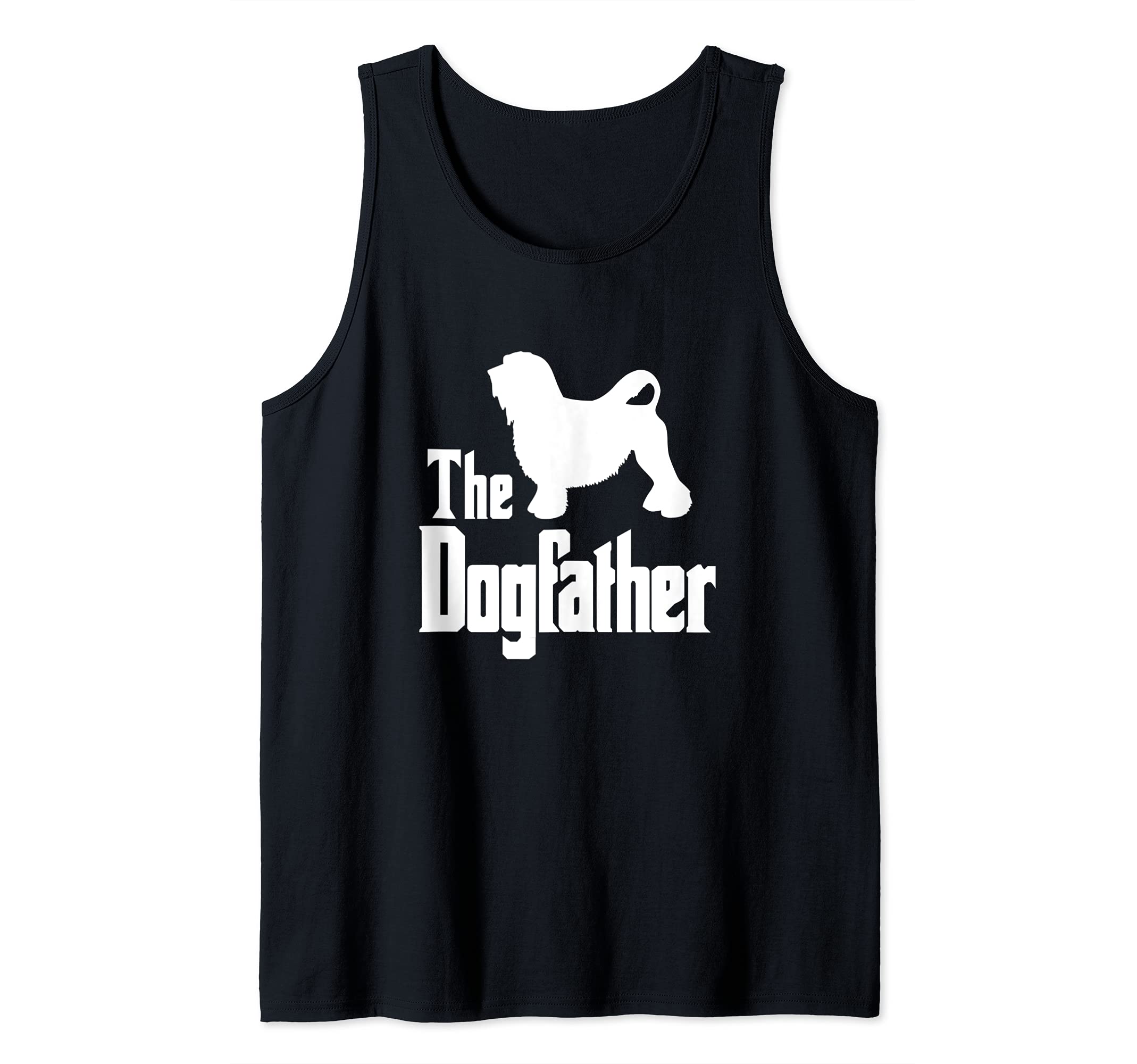 The Dogfather - funny dog gift, funny Lowchen Tank Top