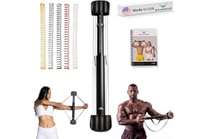 Bullworker X5 Pro 28" - Isometric Exercise Equipment, Strength Training Portable at Home Gym Equipment for Back, Shoulder, Biceps, Triceps, Abs, Chest and Arms, Home Workout Exerciser for Men & Women