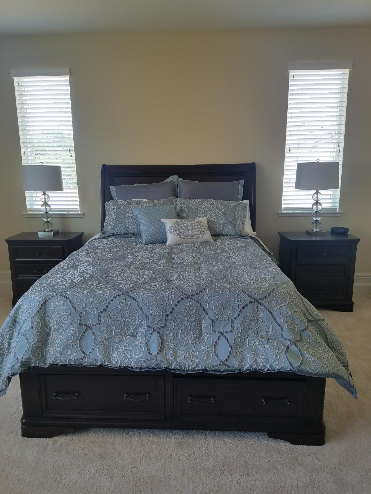 9/mo Finance Madison Park Lavine Cozy Bed in a Bag Comforter Set, Traditional Luxe Jacquard