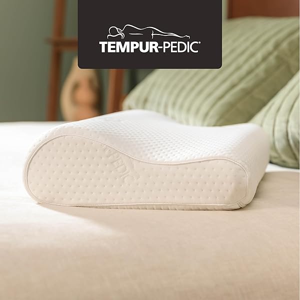 TEMPUR-PEDIC TEMPUR NECK PILLOW, SMALL PROFILE, WHITE