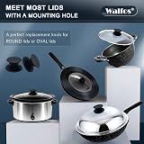 Walfos 4 Pack Silicone Pot Lid Knob Replacement Heat Resistant 450F view 5
