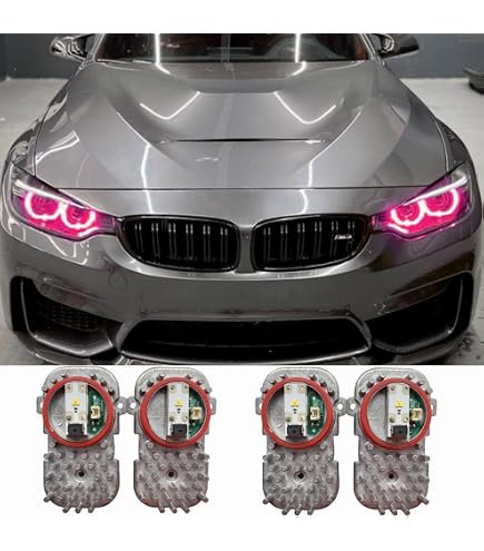Amazon.com: 4Pcs DRL Yellow Angel Eyes LED Modules Set Fit For