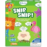 Skillmatics Snip Snip Animals, Scissor Skills Toy, Felt Craft Gift for Kids | Cutting Activity, Safety Scissors, Fine Motor Skills for Preschool, Screen-Free, Learning Toy, Girls &amp; Boys Ages 3, 4, 5, 6