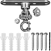 Dakzhou Heavy Duty Swing Hanger Smooth Operation 180° & 360° Swivel Bearings 1500 lb Capacity for Indoor Outdoor Swing Chairs Hammocks Playgrounds Yoga