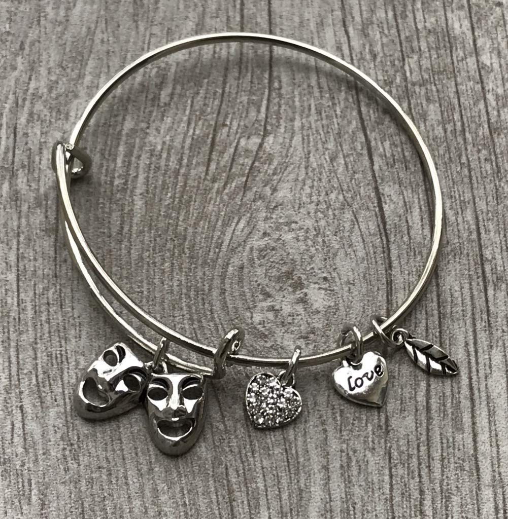 SportyBella Theater Bangle Bracelet Drama Gift Jewelry