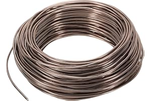 PATIKIL 2mm x 95ft Bonsai Training Wire, Aluminum, Brown