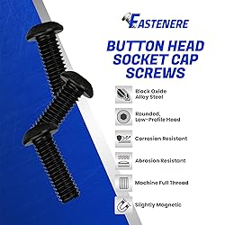Fastenere Button Head Socket Cap Screws - 1/4-20 x
