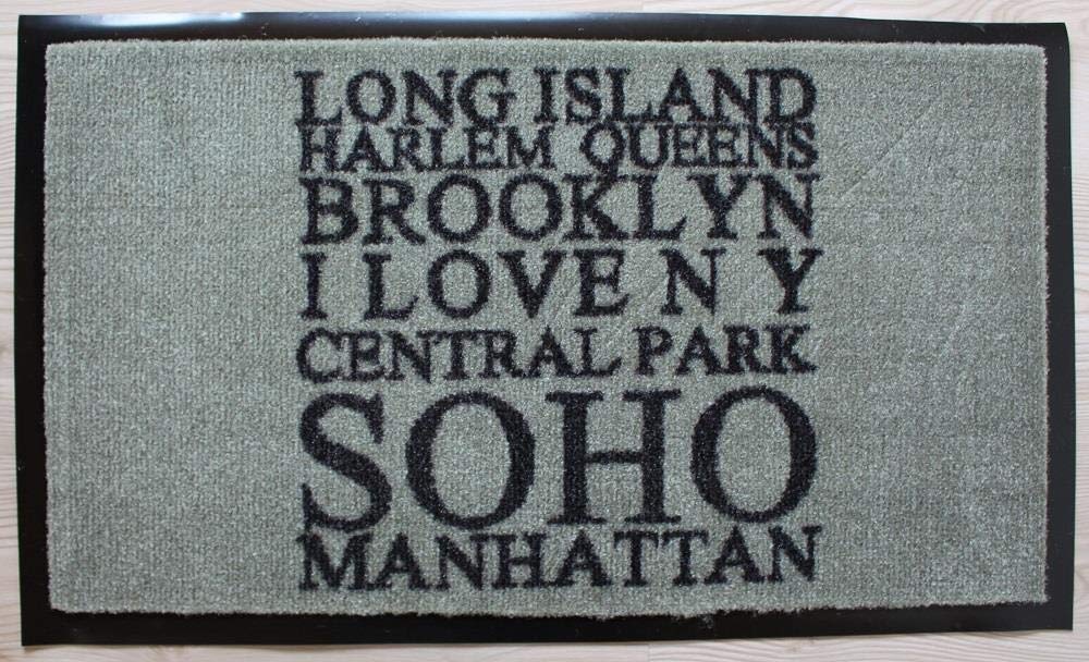 Decorative Coir Entrance Door Mat Long island, etc… 75 cm x 45 cm