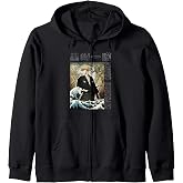 Bleach Ichigo with Waves Anime Zip Hoodie