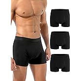 Varmax Incontinence Underwear for Men, Cotton Reusable Washable Leakproof Boxer Briefs, Heavy Flow Bladder Leak Men's Incontinence Underwear