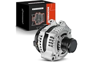 A-Premium Alternator Compatible with Chrysler 200 2011-2014, Town & Country 2011-2016 & Dodge Avenger 11-14, Grand Caravan 11-20, Journey 11-19 & Ram C/V & Volkswagen Routan, V6 3.6L, 12V 160A