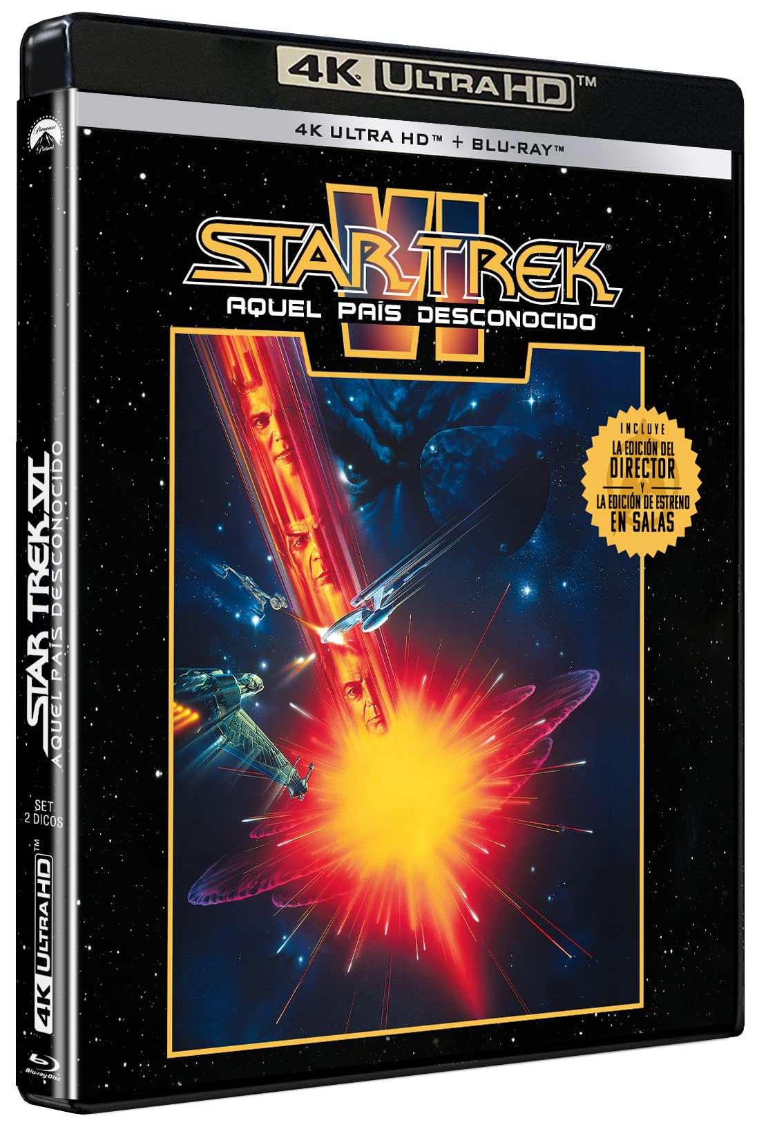 Star Trek VI - Aquel país desconocido (4K UHD + BD) - BD