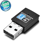 Yizhet 300Mbps USB Wi-Fi Adapter Wireless N WiFi Dongle Stick for Windows Mac view 2