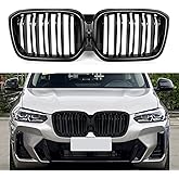 EHBOTA G01 Front Grill/Grilles Kidney Grill Replacement for BMW X3 Series G01 2022-IN 1 Pair/Set