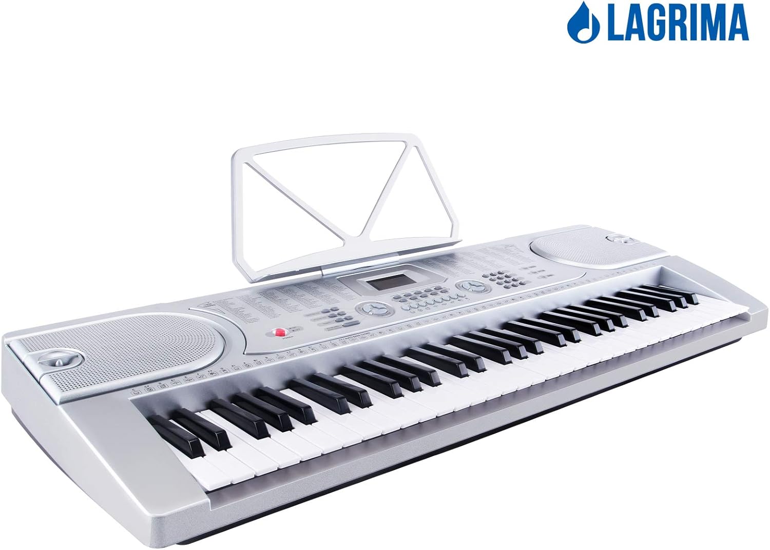 LAGRIMA Electric Piano Keyboard 61 Keys Portable Music Keyboard with