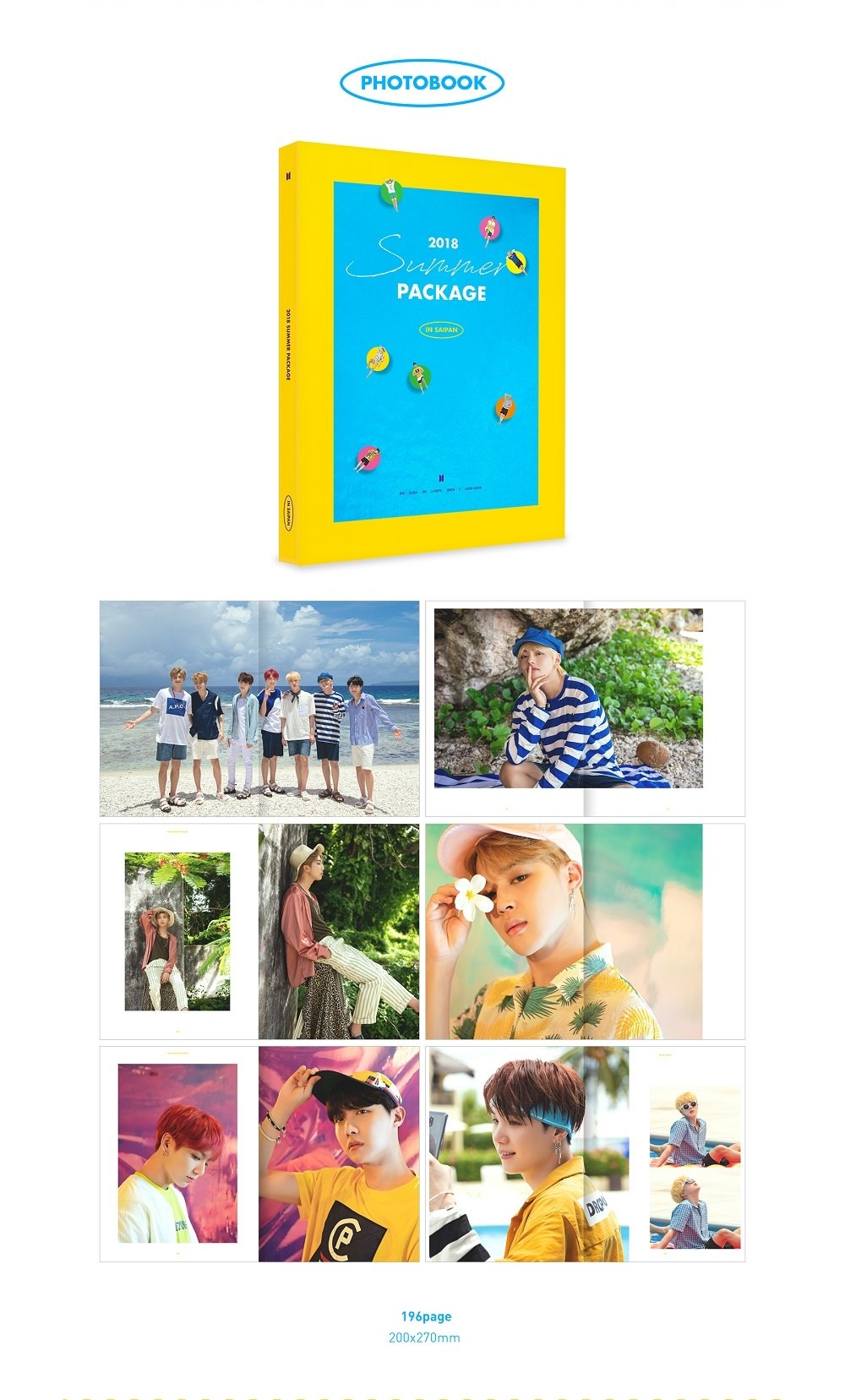 Mua BTS - 2018 BTS Summer Package VOL.4 [Black ver.] Photobook+