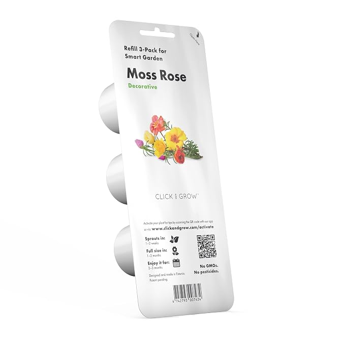 CLICK AND GROW Recarga Triple de Rosas para Smart Garden: Amazon ...