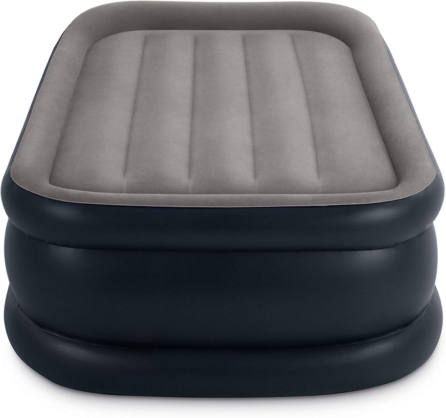 Intex Dura-Beam Series Deluxe Pillow Rest Raised Airbed with Internal Pump & Built-in Pillow, Twin: Sports & Outdoors