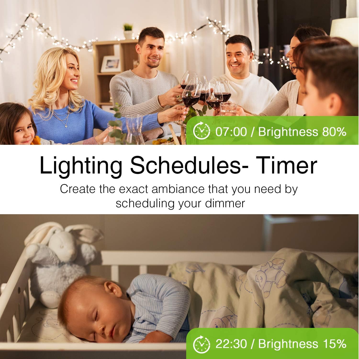 Gosund Smart Dimmer Switch, Smart WiFi Light Switch Works with Alexa Google Home, with Remote Control Timer Countdown, Single-Pole, Neutral Wire Required, ETL and FCC Listed, No Hub Required (1 Pack) - - 