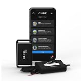 Cube GPS Tracker for Vehicles – GPS Tracker Device for Car, Trucks, Pets - Real Time Tracking, SOS Pings, Geo-Fencing Rechargeable Battery Up-to 60 Days with Hardwire Charger - Requires Subscription