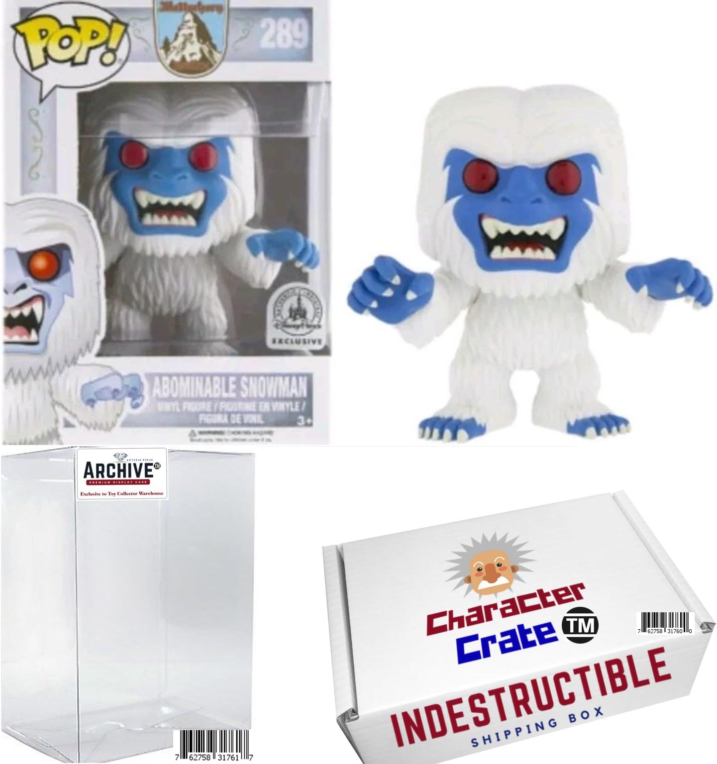 Funko Pop! Disney Abominable Snowman, Disney Parks Exclusive, Concierge Collectors Bundle, Vinyl Figure