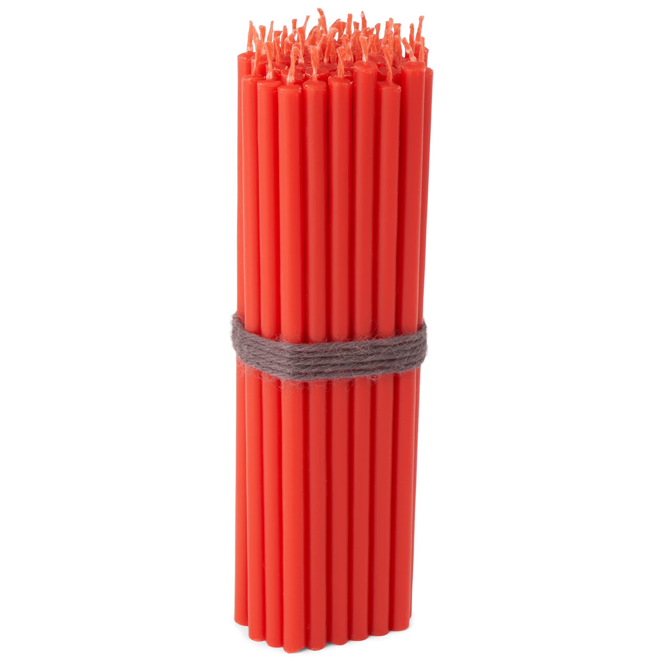 NKlaus 160g red Altar Candles Easter Candles Ritual Candles, Height 16cm. (Approx. 40 pcs.) 36253