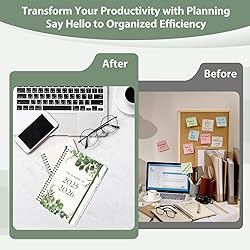 Planner 2025-2026, Weekly and Monthly Calendar
