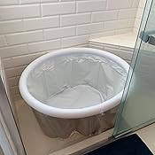 Portable Bathtub (Large) by Homefilos, Japanese Soaking Bath Tub for