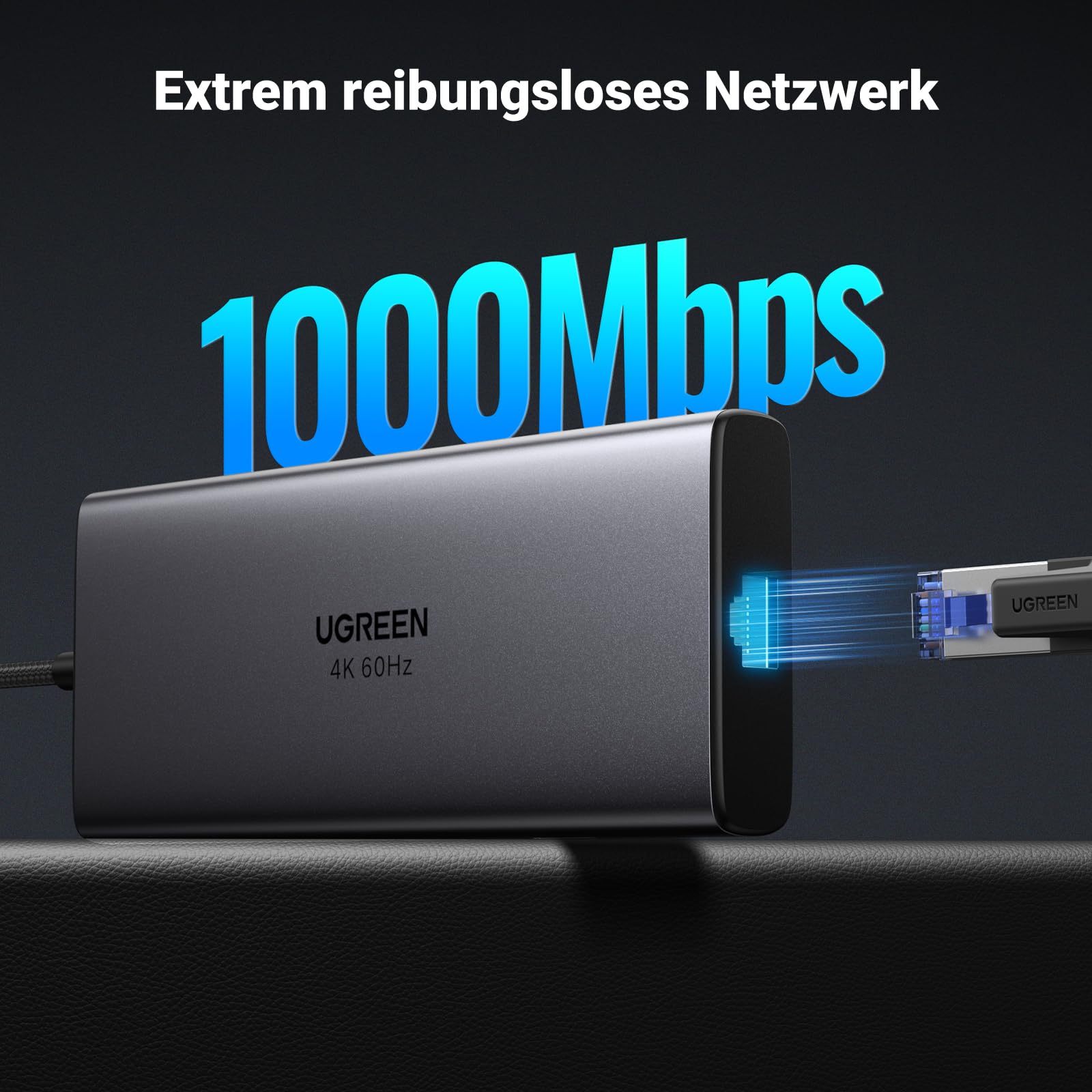 UGREEN Revodok Pro 109 USB C Hub 10Gbps USB A 3.2&USB C 3.2, HDMI 4K@60Hz, PD100W, Ethernet, SD/TF, Docking Station kompatibel mit iPhone 17/16, MacBook Pro/Air, Surface, Galaxy S24/S23 usw. 6