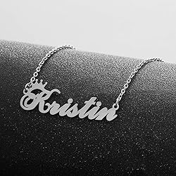 Custom Silver Name Necklace Personalized for