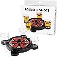 Funwares Roulette Shots - Fun and Interactive Party Game for All Occasions, Perfect for Home Parties, Holidays, and Special Events, Includes Shot Glasses