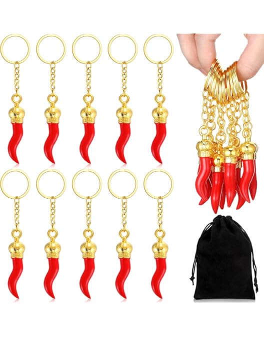 Beebeecraft 1 Box 10Pcs Chili Pepper Charms 18K Gold Plated Brass 3D