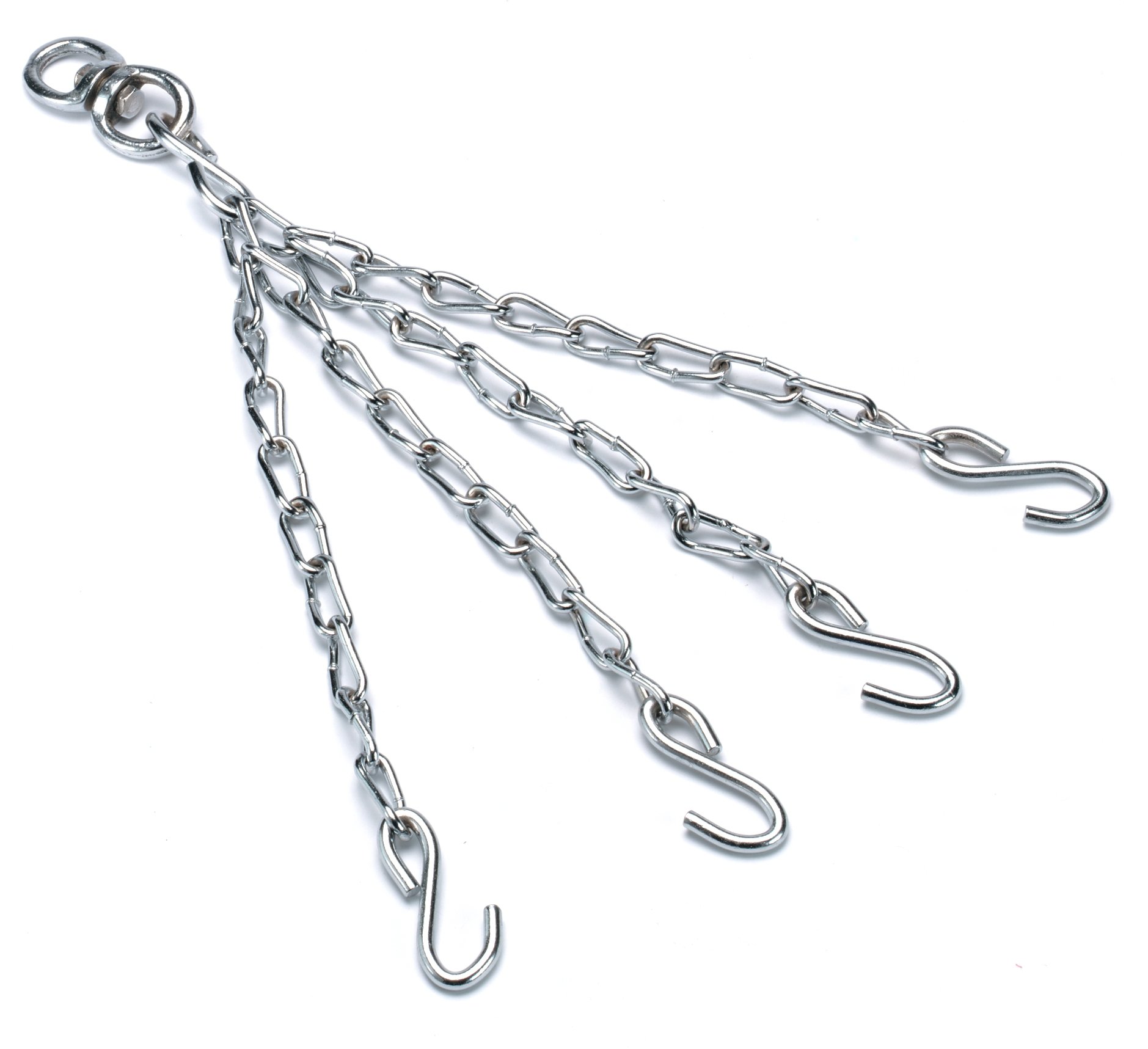 BBE Britannia Boxing Heavy Duty Punch Bag, 4 Panel Chain with S Hooks, 360 Degree Rotation Swivel, 43cm Length, Boxing, Kick Boxing, Muay Thai & MMA.