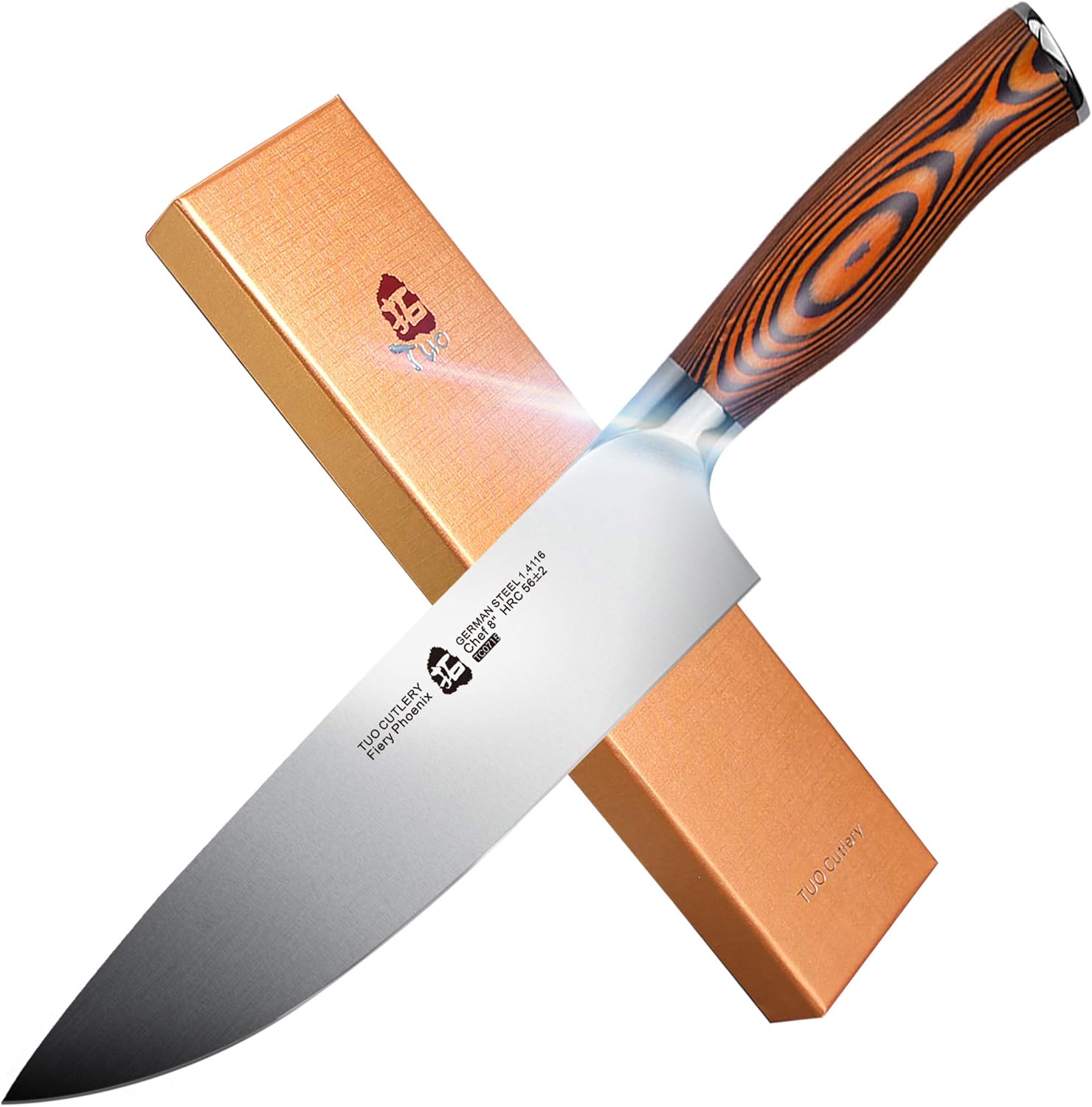 TUO Chef Knife Kitchen Chefs Knives German X50CrMoV15 High Carabon