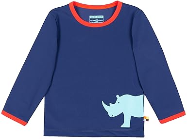 loud + proud Jungen Badeshirt Langarm, Recyceltes Polyamid mit Uv-Schutz Badeanzug