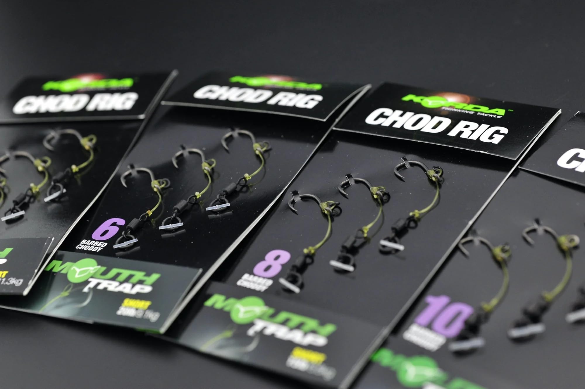 KORDA CHOD RIGS SHORT BARBLESS SIZE 6 - KCR025