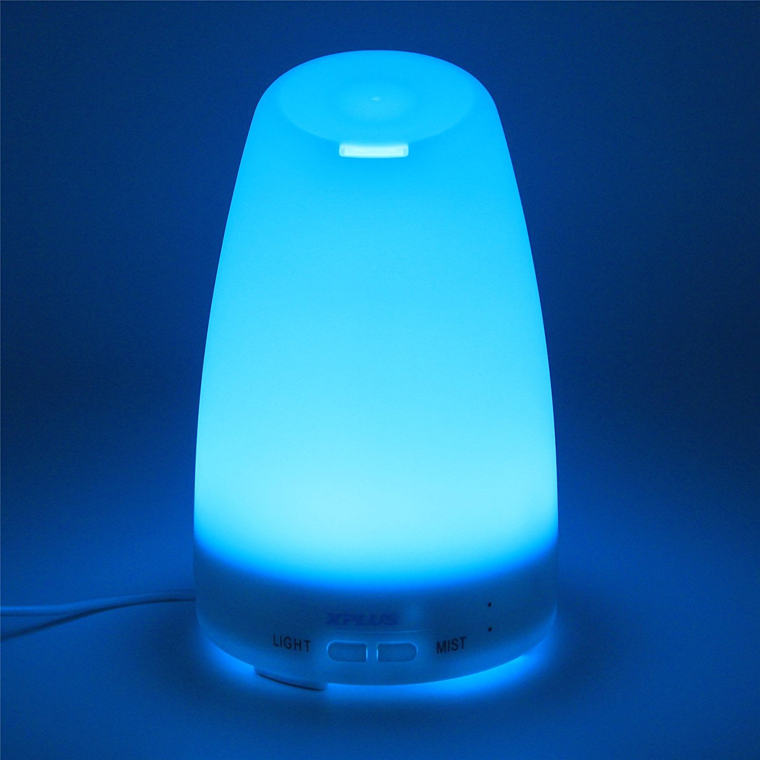 Essential Oil Diffuser, XPLUS 120ML Portable Ultrasonic Aromatherapy Diffusers with Multi-Changeable Colored LED Lights and Waterless Auto Shut-off Adjustable Mist Mode for Bedroom,Nursery or Office