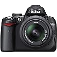 Nikon D5000 12.3 MP DX Digital SLR Camera with 18-55mm f/3.5-5.6G VR Lens and 2.7-inch Vari-Angle LCD (Renewed)
