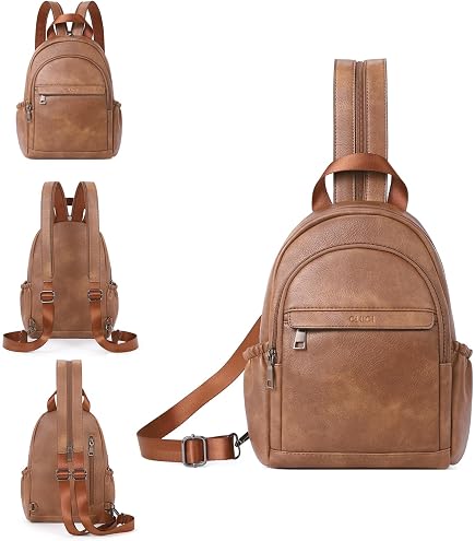 Amazon.com: Womens Leather Convertible 7 Pocket Medium Size  display picture 3