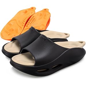 ACIKI Recovery Sandals with 2 Replaceable Insoles - 2026 Arch Support Slippers for Men & Women, Orthopedic Open-Toe Walking S