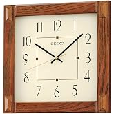 Seiko CLOCK (Model: QXA469BLH) , Brown