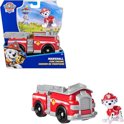 Paw Patrol Marshall Fire Engine Toy Vehicle with Collectible Figure