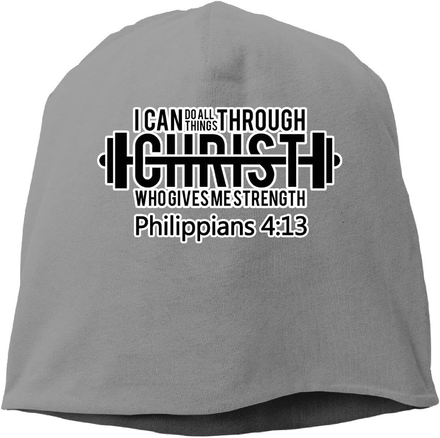 Philippians 413 Bible Scripture Beanie Cap Skull Caps