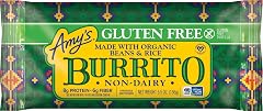 Amy's Frozen Meals, Gluten Free Bean and Rice Burrito with Organic Rice and Beans, Microwave Meals, 5.5 Oz