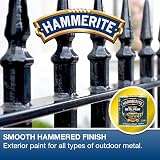 Hammerite 5084818 Metal Paint Hammered Gold 250ml Direct to Rust view 2