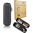 Oythiem Slim Pencil Case for Adults, Travellers, Insulin Travel, Small Pencil Case Hard Shell, Simple Thin Waterproof Pen Case Organizer Box for Stylus Touch Pen, Art Pen Pencil, Headphones